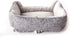 K&H Pet Products Mother's Heartbeat Heated Dog Bed with Bone Pillow, Heartbeat Puppy Toy, Gray 11 X 13 Inches