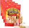 Pet Factory Twistedz American Beefhide 5" Chip Rolls Dog Chew Treats w/Real