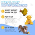 Yeti Puff and Play Dog Toy - Interactive Nuggets Treats Dispenser Puzzle for Light to Moderate Chewers