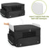 Golf Trunk Organizer Storage - Separate Compartment for 2 Pair Shoes up to US Mens 16, Golf Car Locker for Balls, Tees,