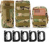 Gogoku 3 Pack Molle Pouch Combo Water Bottle Pouch Holder Tactical Molle Pouches