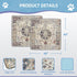 SCLOSE 2 Pack, 48" 48" Washable Pee Pads for Dogs Large x Reusable Puppy Pads Waterproof Dog Rugs, Super Absorbent