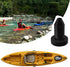 Pack Kayak Drain Plug Scupper Plugs - Compatible with Sun Dolphin Kayaks, Black