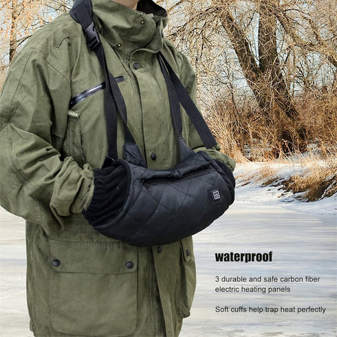Hilitand Hand Warmer Pouch - Outdoor 3 Levels Heating Hand Muff for Winter Hunting Camping Hiking