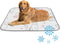 imiBBWQu Cooling Dog Bed Cute Cats Flowers Dog Cooling Pad Washable Pet Mat