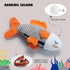 Nocciola Crinkle Squeaky Dog Toy, Blue Octopus, Interactive Rope Toy for Small Medium Large Dogs
