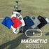 Small Magnetic Golf Towel, Microfiber Waffle Design with Clip, Industrial Strength Magnet for Golf Bags and Carts