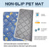 Dog Crate Mat, Ultra Soft Washable Bed Mat with Anti-Slip Bottom, Cute Prints, for Large Medium Small Dogs (59" X 35")