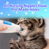 3 Pack Kitten Silicone Bottle Feeding Kit,Nipple & Feeding Kit for Kittens, Reusable Newborn Kitten Supplies, Suitable