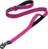 PetiFine 4FT Heavy Duty Dog Leash, Soft Padded Double Handle, Durable Reflective Nylon Walking Lead for All Breeds, Rose