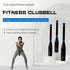 hazoooo Set (6.535 lbs) 6in1 Adjustable Macebell & Pure Steel Barbell Indian Clubs & Barbell Kit for Full Body, Grip