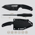 Hunting Survival Knife, 6.5" Full Tang Fixed Blade with Extra FRN Handle Scales