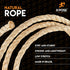 Sisal Rope 1/4 Inch Thick, 50 Ft Heavy Duty Durable Natural Fiber Rope for Crafts, Cat Scratching Post, Indoor/Outdoor