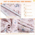 4 Pcs Pet Blanket, Dog Puppy Blanket, Paw Print Fleece Blanket for Small Medium Pet, Warm Soft Sleep Mat, Large (41 x