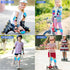 Knee Pads for Kids Adjustable Protective Gear Set with Mesh Bag Knee Pads and Elbow Pads Wrist Guard for Girls Kids Roller Skates Cycling Skateboard Scooter, 3-8 Years