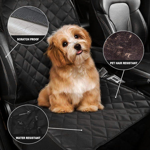 600D AsFrost Dog Seat Cover Cars Trucks SUVs, Thick Waterproof Pet Car Seat Cover Dog, Heavy Duty & Wear-Resistant