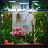 Beaupretty Artificial Aquarium Plants, Pink Cherry Blossom Tree Decor for Fish Tank, Realistic Plastic Decorations.
