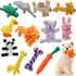 Sumind 12 Pcs Dog Rope Toys for Aggressive Chewers - Valentine Gifts for Puppy Playtime (12 Styles)