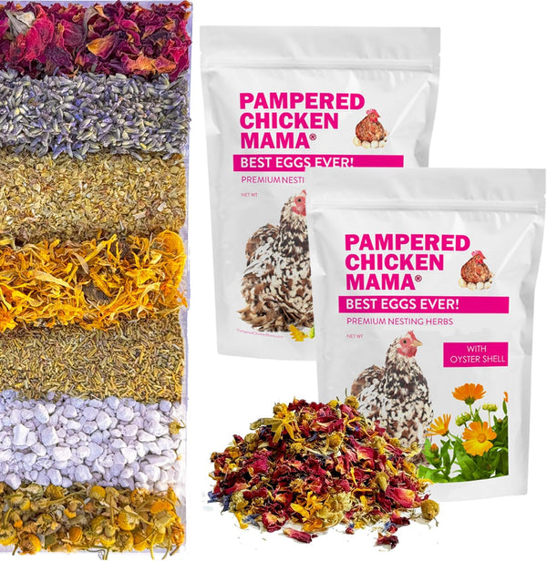 Pampered Chicken Mama Best Eggs Ever! Nesting Herbs for Chickens (2 Pounds