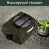Hiking Compass for Survival, Waterproof Durable Pocket-Sized Tactical Compass with Lanyard & Pouch for Navigation