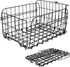 DOITOOL Folding Rear Bike Basket Black Wire Mesh Storage Gadget for Electric