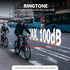 ROCKBROS Bicycle Bell, Copper Alloy Sturdy Bike Ring Bell with Clear & Long Sound for Handlebars, Over 100 dB