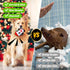 Leyndo 24 Pieces Christmas Squeaky Dog Toys Bulk, Interactive Teething Chew Toys for Christmas Dogs