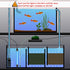 11W Aquarium UV Light for Fish Tank, Submersible Waterproof Sterilizer with Timer and Hood for Algae Control