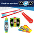 WOW Sports 60 ft. Tow Rope - 6k with Floating Foam Buoy for 1-4 Person Boating, Blue, 11-3020