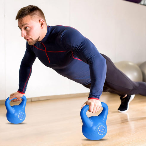 Gymenist Kettlebell Fitness Workout Body Equipment - Choose Your Weight Size for Exercise