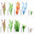 MyLifeUNIT Artificial Fish Tank Plants, 10 Pack Plastic Decorations for Aquariums