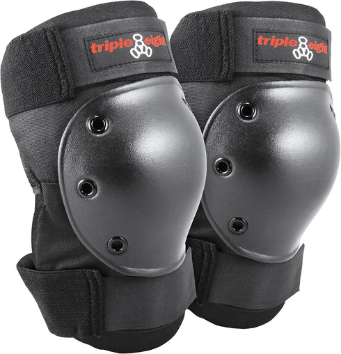 Triple Eight Kneesaver Knee Pads, 1-Pair, Black, One Size