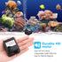 Submersible Fountain Pump 80GPH (4W 300L/H) with 4.9ft Tubing, 3 Nozzles for Aquarium, Pond, Fish Tank, Hydroponics