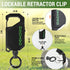 Pro Golf Club Cleaner Brush with Groove Sharpener Tool, Lockable Retractor Clip & 4 oz Water Squeeze Bottle