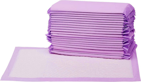 Amazon Basics Cat Pad Refills, Lemon Scent, Pack of 20, Purple and White