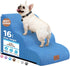 Zerbuger Dog Ramp and Stair for Bed 16" H-20 H,3-Step Cat Stair