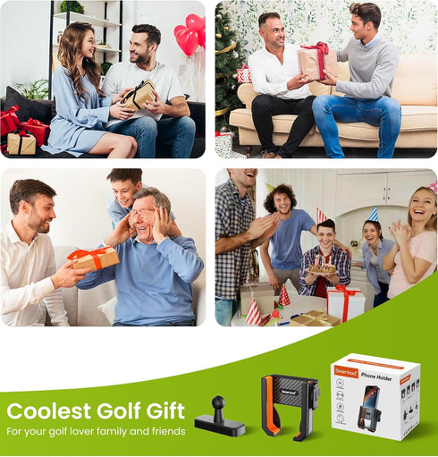 Smerkod 6 LBS, 3s Magnetic Golf Cart Phone Holder Mount- Holds Up to Phone Clip Install,Phone Caddy for iPhone Galaxy