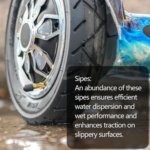 RUTU Heavy Duty Tire 10x2 / 10x2.125 - Compatible with Smart Electric Balance Scooter Bike, Bicycle, Tricycle
