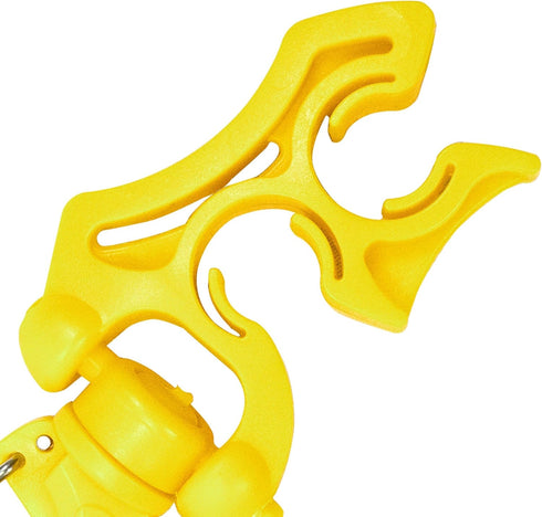 Scuba Choice Double Hose Holder Clip – Holds 2 Low/High-Pressure Hoses, Tangle-Free Design for Diving