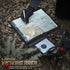 Tactical Map Case Military Pouch Holder, Foldable Map Storage Bag, 13"x10" Clear Viewing Area, Waterproof TPU + 1001D