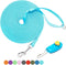 BAAPET Long Dog Training Leash, 15 ft 20 ft 30 ft 50 ft 100 ft for Small, Medium, Large Dogs or Cats (50 Feet, SkyBlue)