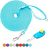 BAAPET Long Dog Training Leash, 15 ft 20 ft 30 ft 50 ft 100 ft for Small, Medium, Large Dogs or Cats (50 Feet, SkyBlue)
