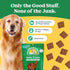 5 oz (Pack 6) Newman's Own Original Beef Jerky Dog Treats, Bag of High Protein, Grain Free, Grass-Fed Beef as First