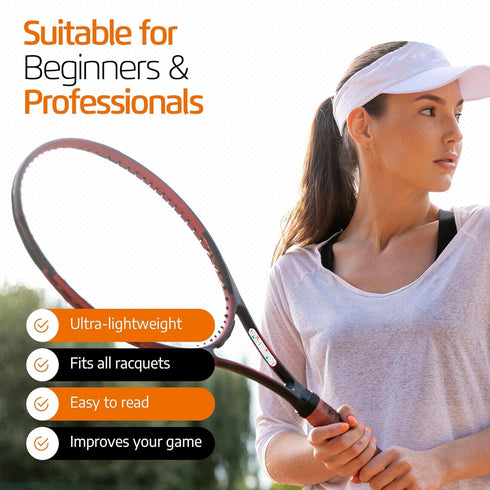Tennis Score Keeper for Racket and Paddle Easy-to-Mount Point Tracker for Recording Points Games and Sets
