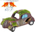 Fish Tank Resin Old Car Decoration, 14X6.5X5 Cm Aquarium Landscape Ornament (Flocking Classic Car)