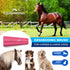 Deshedding Brush for Horses and Large Pets, 8-Inch, Pink, Professional Grooming Tool