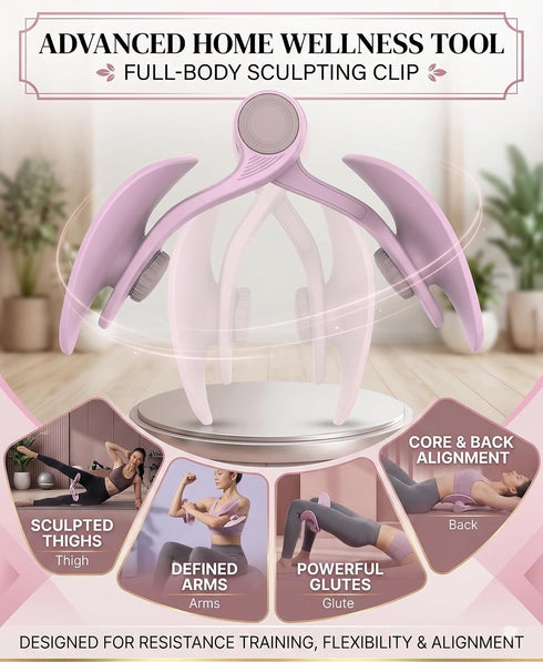 Generic 360 Trimmer Inner Thigh Exerciser & Pelvic Floor Muscle Trainer Adjustable Kegel Exercise Device for Women