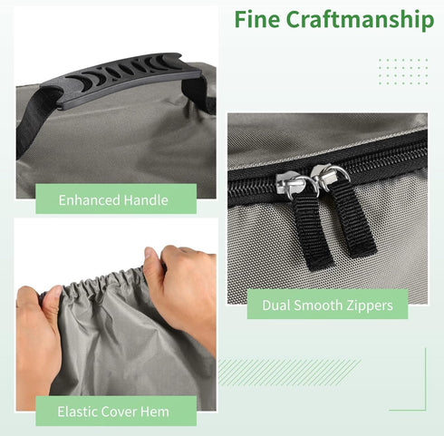LE-310 Dry Flush Toilet Carrying Bag with Waterproof Cover, Portable Travel Toilet Storage Organizer Protector