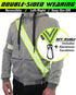 FREEMOVE Reflective SASH with 2 Bands or Reflective Runners Waist Belt with 4 Arm Bands, Easy to Put On/Off Reflective