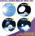 Chew King Glowing Fetch Ball - 8-Pack Dog Ball Toys for Interactive Play